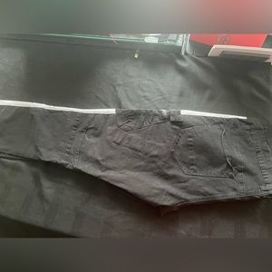Men’s Smoke Rise black and white strip pants . Size : 36x32